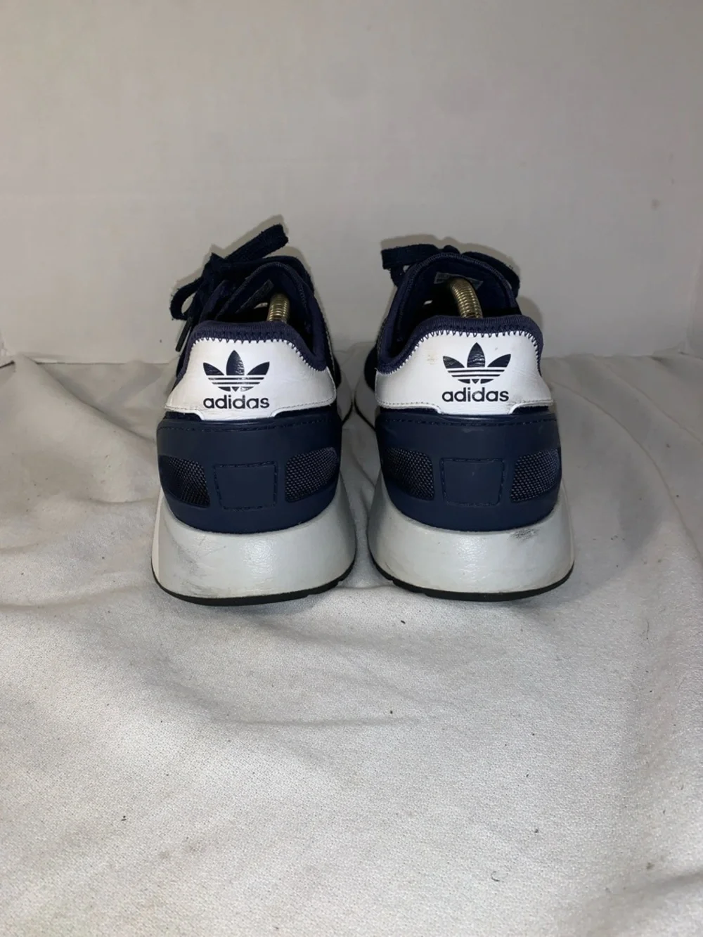 Adidas Men’s N-5923 Navy and White Athletic Sneakers